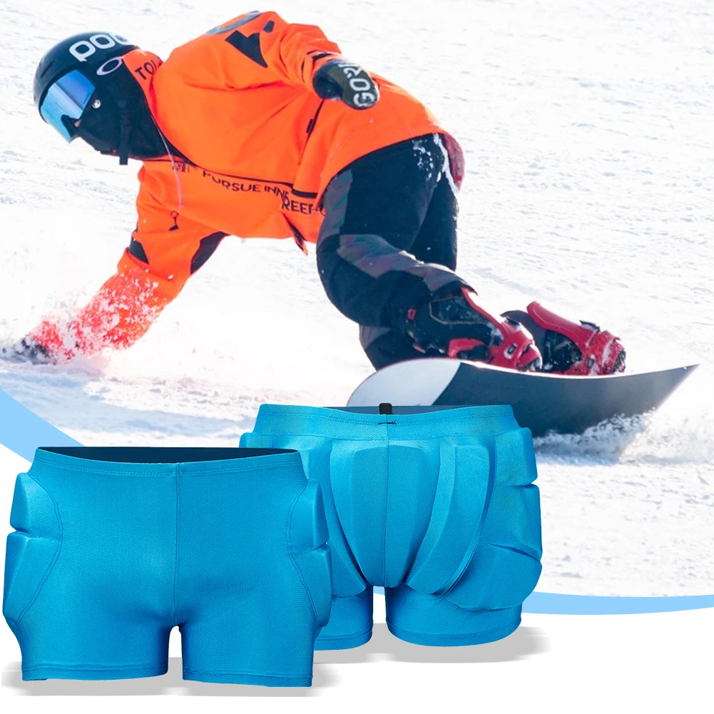 Ski Gear Hip Butt Winter Skate Protector Sports Pants Protective Padded Shorts for Hip Butt Tailbone Snowboarding Skating Skiing