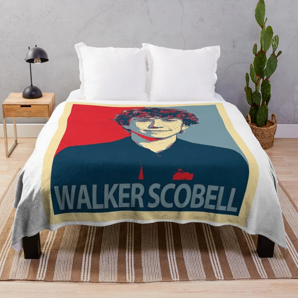 

Walker Scobell Throw Blanket Flannel Hair Blankets