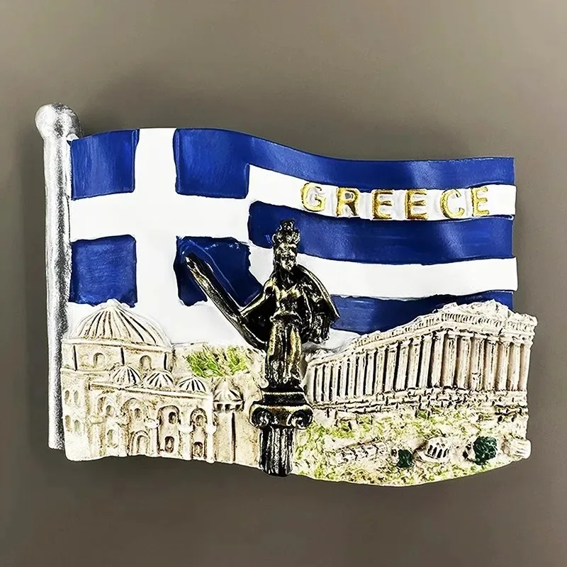 Greece Travelling Souvenirs Athens Acropolis Parthenon Temple Fridge Magnets Wedding Gifts Refrigeraotr Stickers