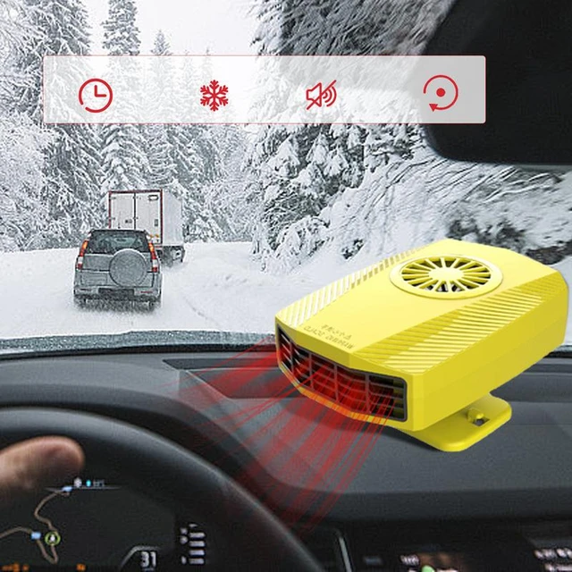 Modes de chauffage et de refroidissement pour voiture, chauffage d'hiver,  dégivrage automatique portable, dél'offre buage du pare-brise, ventilateur  de chauffage rapide, accessoires automobiles, 12V - AliExpress