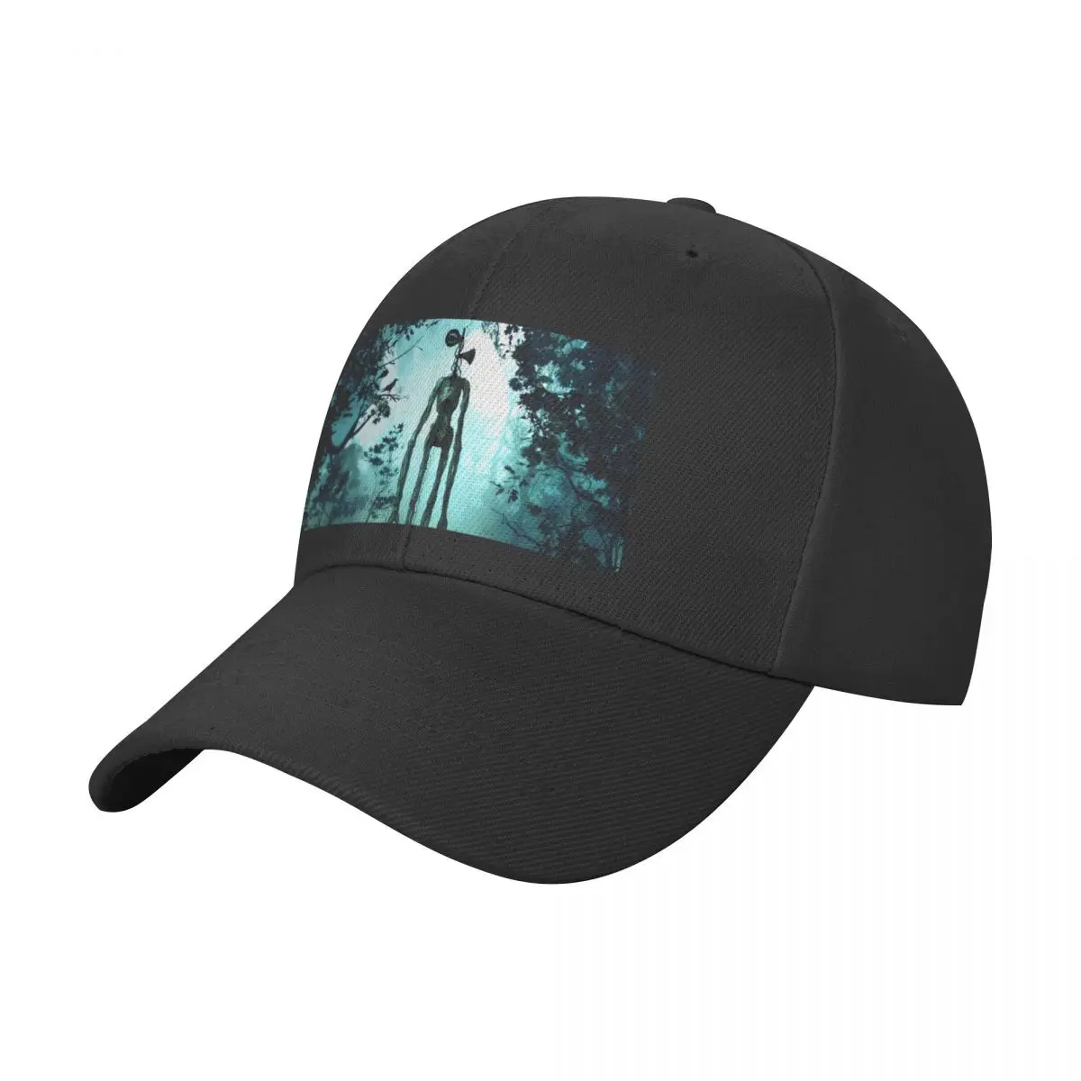 

Siren head in horror backgroundCap Baseball Cap Golf Hat Man Sunscreen Brand Man cap Hat Baseball Cap Men's Caps Women's