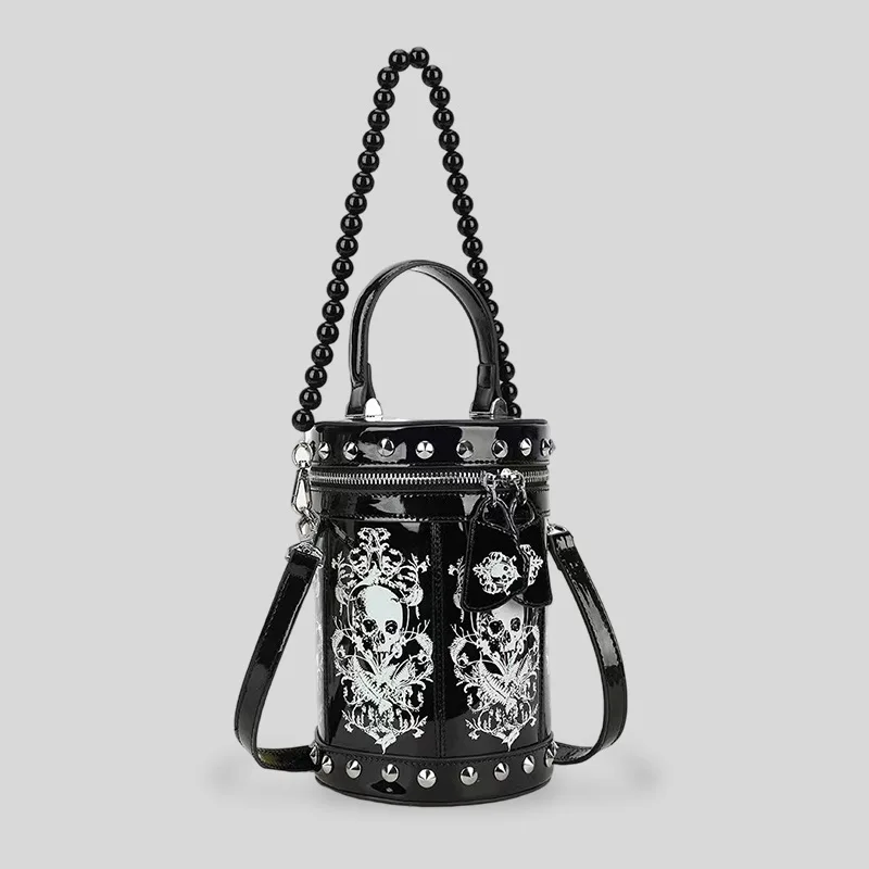 Steam Punk Industrial Retro Style Women's Crossbody Bag Medieval Coin Purse Versatile Medium Size Shoulder Bag with Phone Pocket