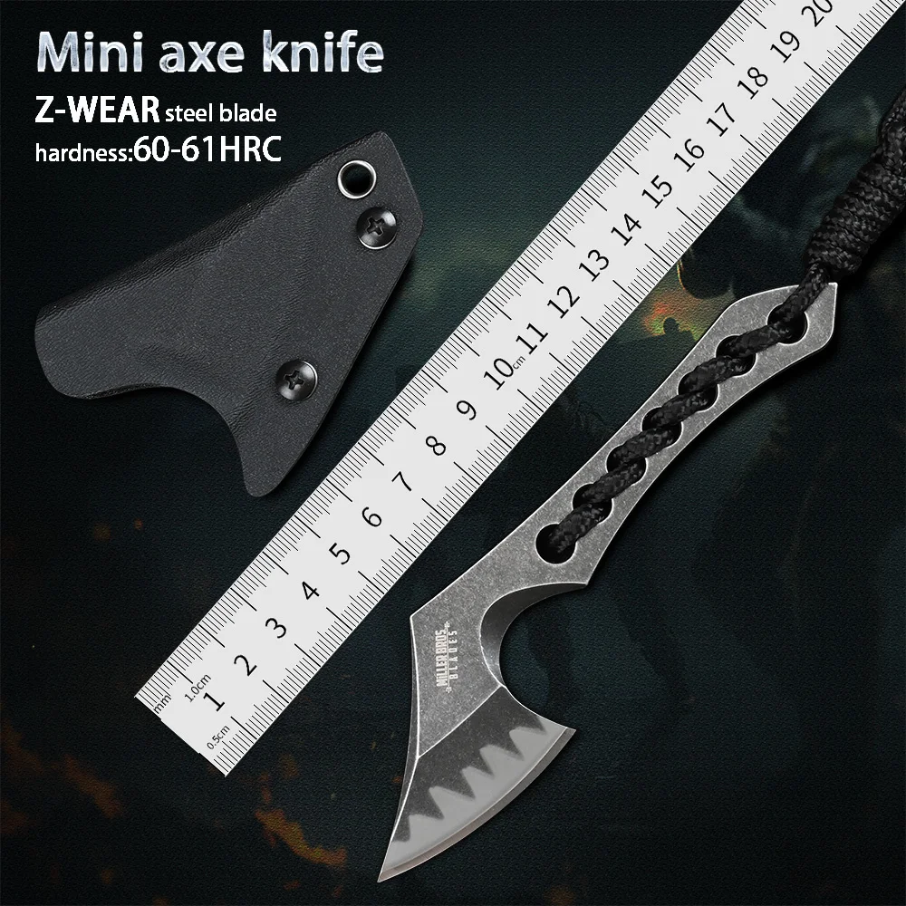 Mini Axe Pocket Knife Survival Utility EDC Hand Tools Outdoor Camping