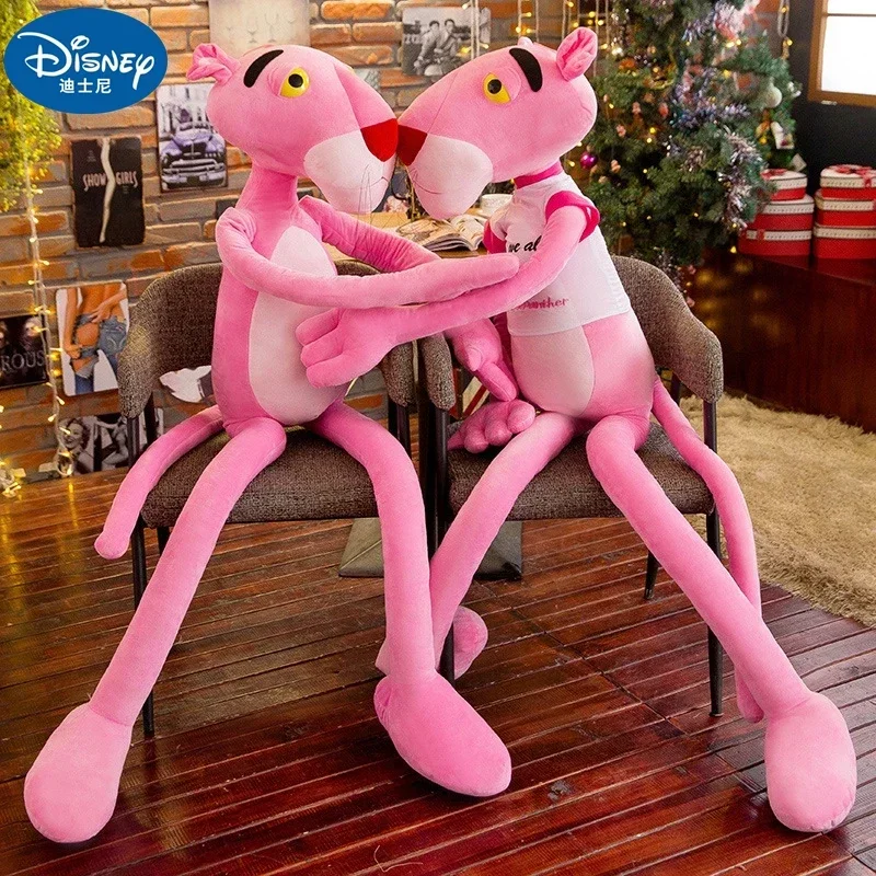 

60cmDisney Pink Plush Doll Toys Cute Cartoon Leopard Stuffed Animal Baby Toy Kid Soft Kawayi Stuffed Doll Birthday Gift