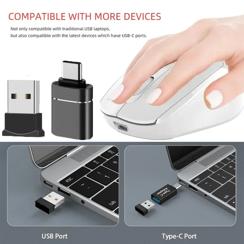 Dual Mode Wireless Mouse Bluetooth-Compatible 2.4G Rechargeable Computer Mouse Portable Cordless Mice For Laptop/iPad/Table wireless mouse