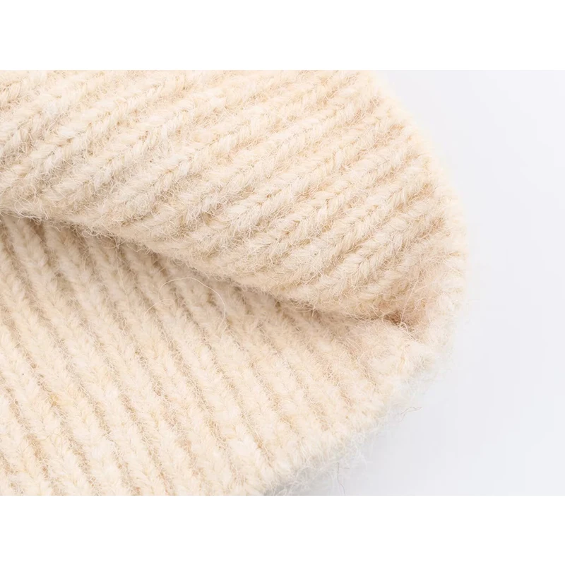 Women's Knitted Pullover Women Fashion Long Sleeve Vintage Jacquard Short Sweater 2025 New Casual Loose Knitwear Tops ﻿ ﻿