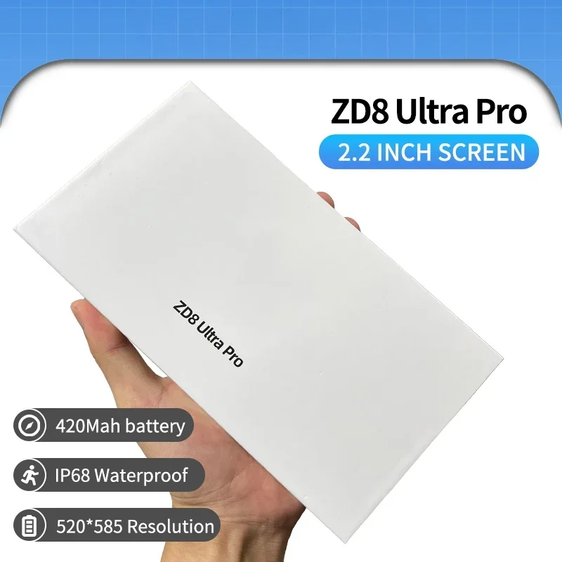 

ZD8 Pro Ultra Smart Watch 8 New SmartWatch Bluetooth Call Fitness Tracker with Heart Rate Monitor Blood DT8 Max Men Women 2024