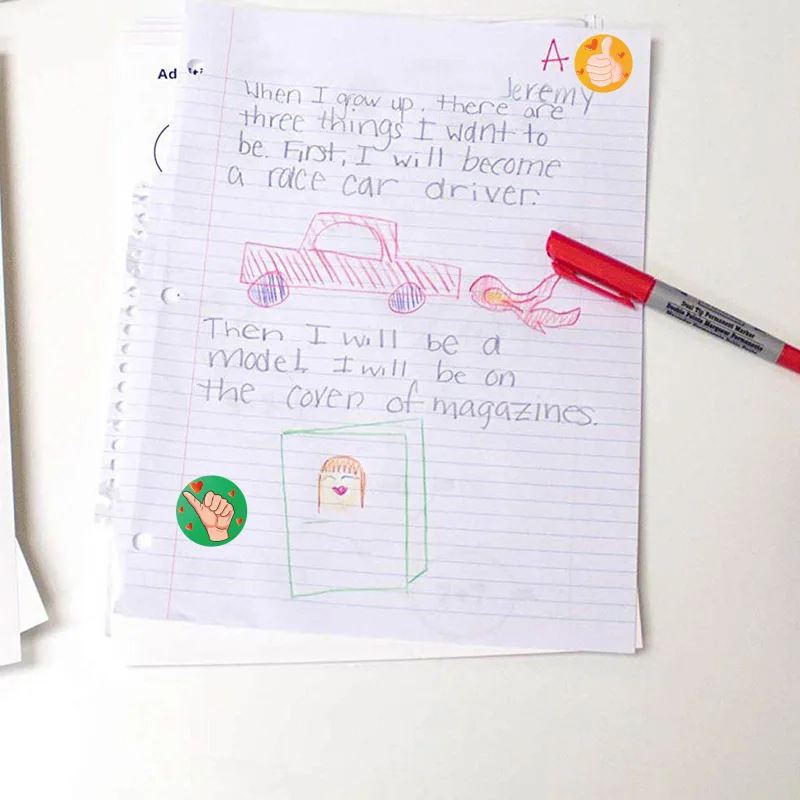 500개 동기 부여 스티커, 교사 보상 스티커 롤, 학교 교실 가정용 배변 훈련 스티커