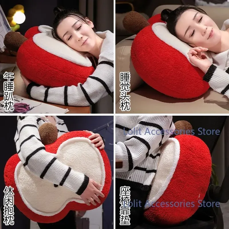 Anime Game Love and Deepspace Caleb Apple Figure Cotton Plushie Sleeping Mats Student Siesta Pillows Puppet Padding Plush Pillow