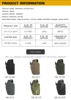 Quick Release Belt Holster Tactical Pistols Holsters CS Paintball Hunting Gun Carry Case for GLOCK 17, 20, 21, 22, 31, 37 4