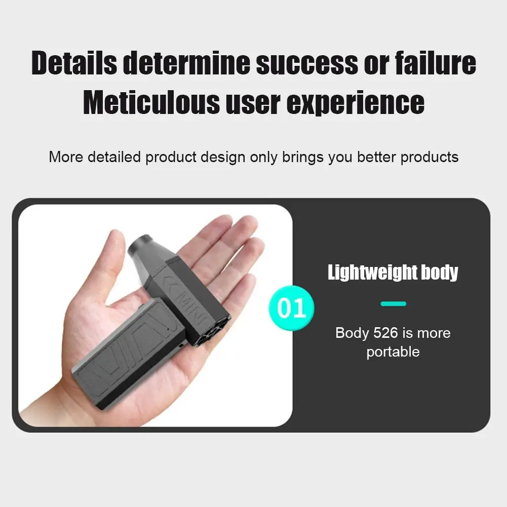 USB Rechargeable Fan Car Air Blower Brushless Motor Handheld Vacuum Cleaner 3 Speed Auto Dust Blower Tools