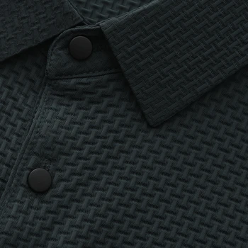 Upto EUR Sizes Tall Man Brand Top-Quality Men's Golf Shirt Lop-up Hollow Short-sleeved Polo Shirt SummerIce Silk Breathable Tee 5