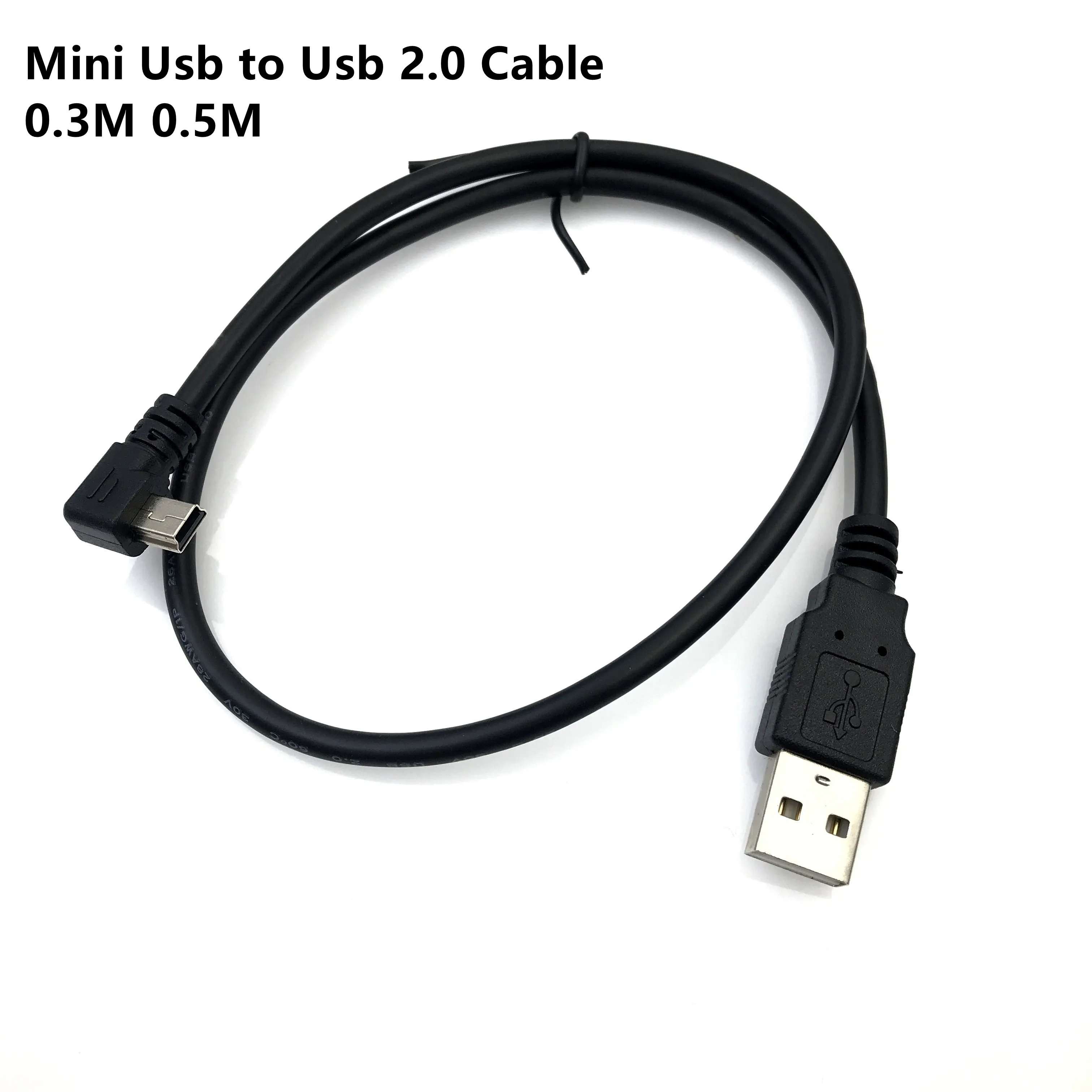 Mini USB Cable T-port mini USB Data Cable 0.3M 0.5M 1.5M 3M