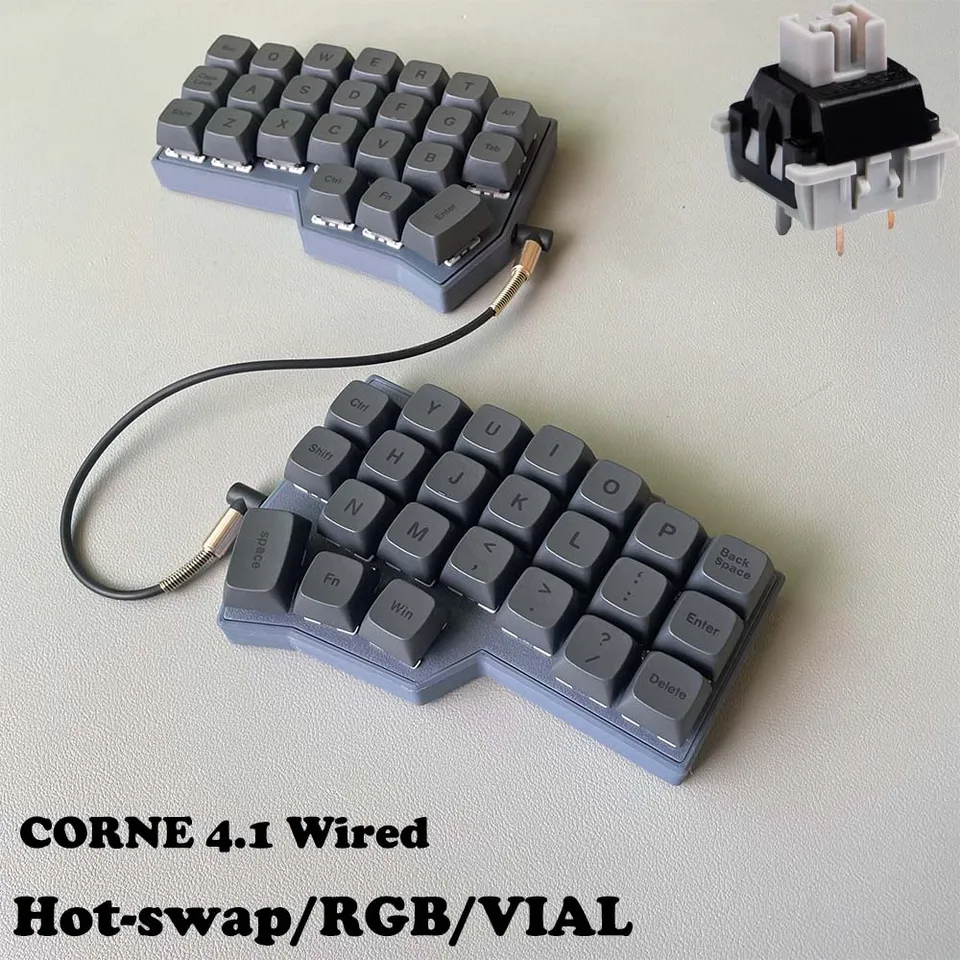 Corne V4.1 分割人間工学ホットスワップ可能な MX メカニカル