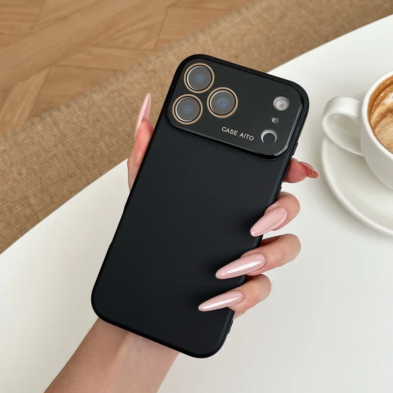 Enhanced Camera Protection Silicone TPU Phone Case - Soft Back Cover