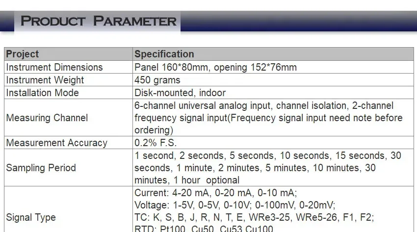 Multichannel Data Recorder PT100 K TC Temperature Sensor Datalogger Color Screen