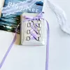 Casual New Y2k Silver Sweet Wallets Strap-on Designer Original Cute Wallet Korean Style Ballet Style Pouch Women Girl 3