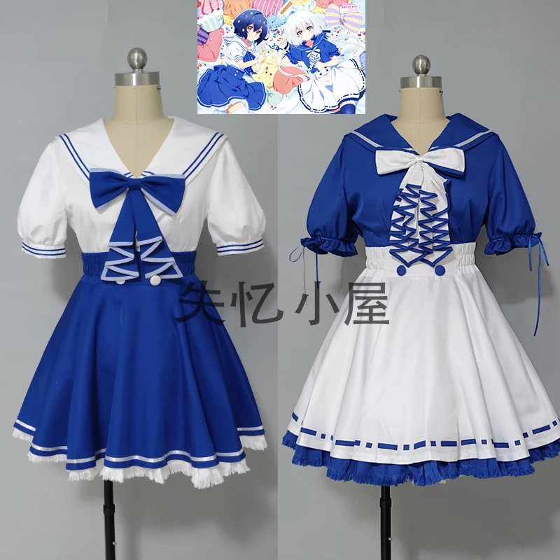 

COS-KiKi ZOMBIE LAND SAGA Revenge Konno Junko/Mizuno Ai Game Suit Lovely Uniform Cosplay Costume Halloween Party Outfit