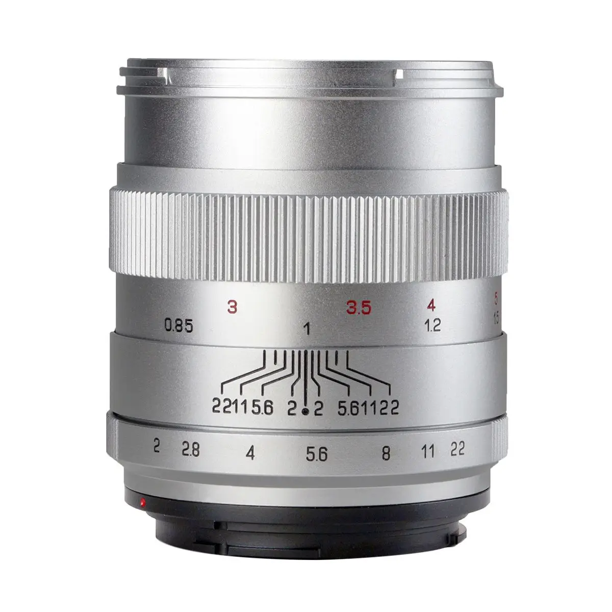중이 옵틱스 85mm F2.0 카메라 렌즈 풀프레임 수동 렌즈 (캐논 EF, 니콘 F, FE L, 펜탁스 KA, 후지필름 XF 마운트 카메라용)