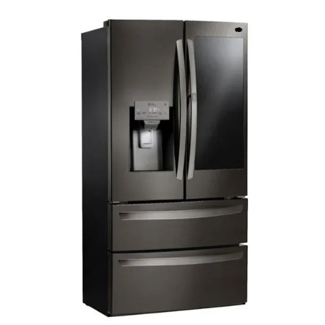 112L Hot Double Doors Top Freezer American Fridge Commercial Home Refrigerator