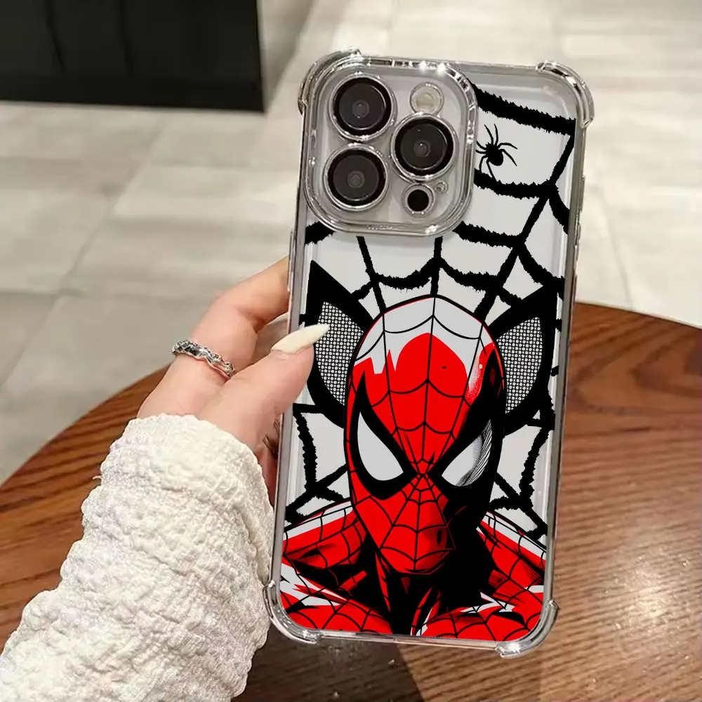 Spiderman Miles Morales Protective Phone Case - Anti-Fall Hero Design