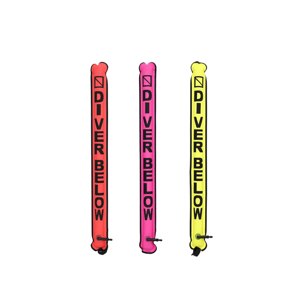 

Scuba Diving Surface Markers Buoy Signal Tube Fittings Sausage Gear