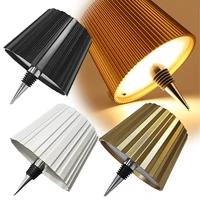 Wine Bottle LED Wireless Table Lamp 3 Colors Metal Dimmable USB Rechargeable Dining Table Lights Beverage Lamp Top touch 1
