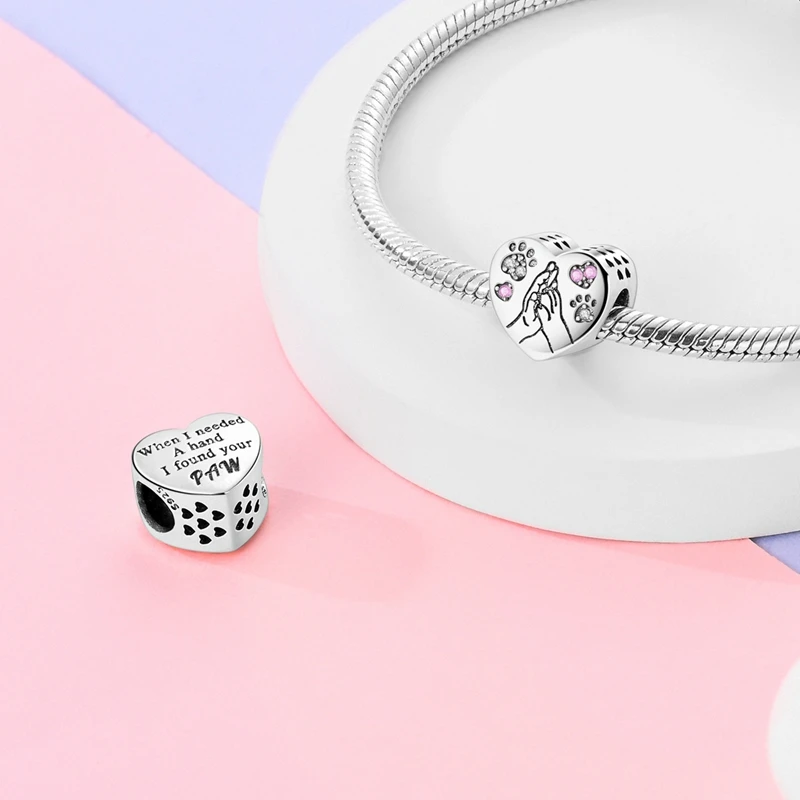 Pink Princess Charm Bead 5
