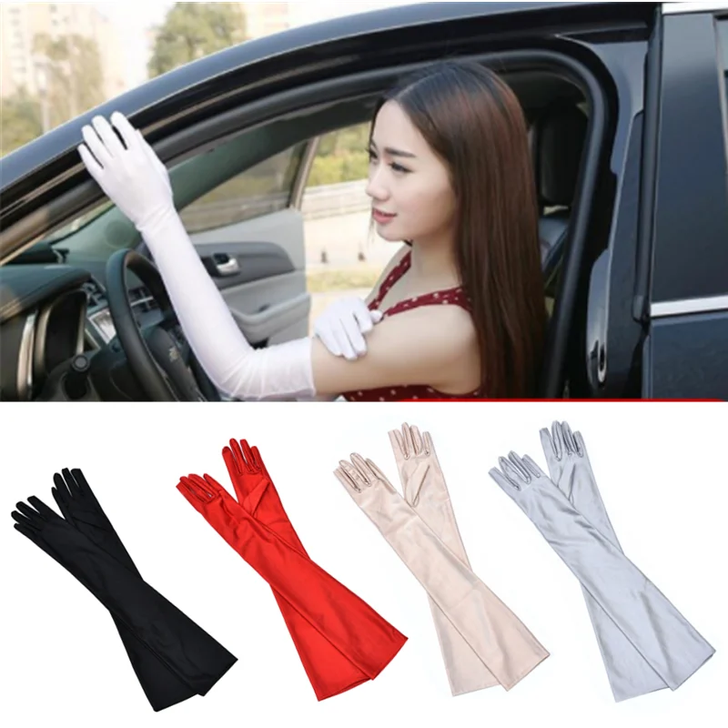 

Long Gloves Sun UV Protection Hand Protector Cover Arm Sleeves Ice Silk Sunscreen Sleeves Outdoor Hiking Gloves