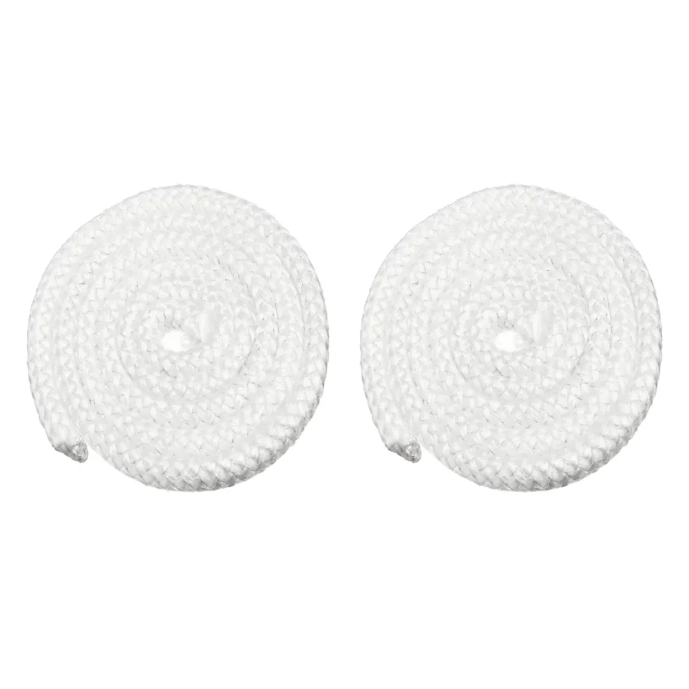 2PCS 유리 섬유 스토브/화로 로프 나무 난로 78인치 통나무 버너 도어 씰 벽난로 밀봉 로프 가정용 액세서리