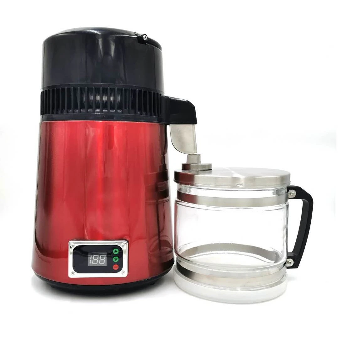 Red or Gold Model Water Distiller 4L 750W Dental Distilled Water