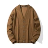 Plus Size Sweater Cardigan Men Knitted Tops 9XL 8XL 50-190kg Autumn Winter Solid Color Long Sleeve Sweater Big Size Men Clothing 5