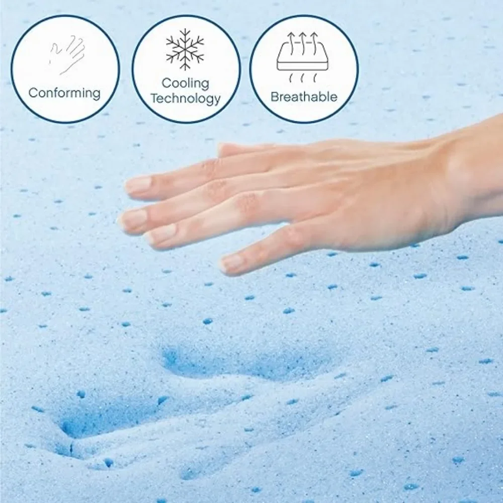 Ventilated Memory Foam Mattress, CertiPUR-US Certified, Mattress in a Box