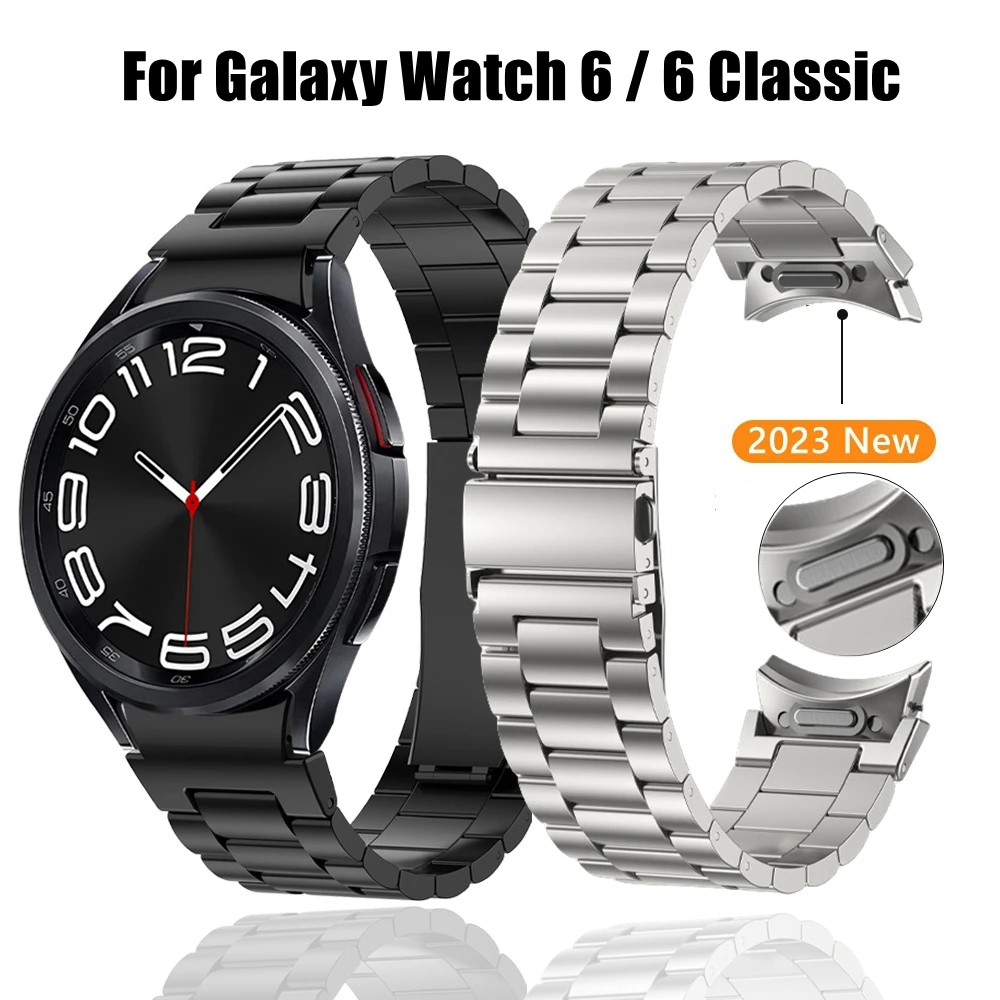 Samsung Galaxy Watch 6 Classic 47mm Steel Iron Strap (Silver)