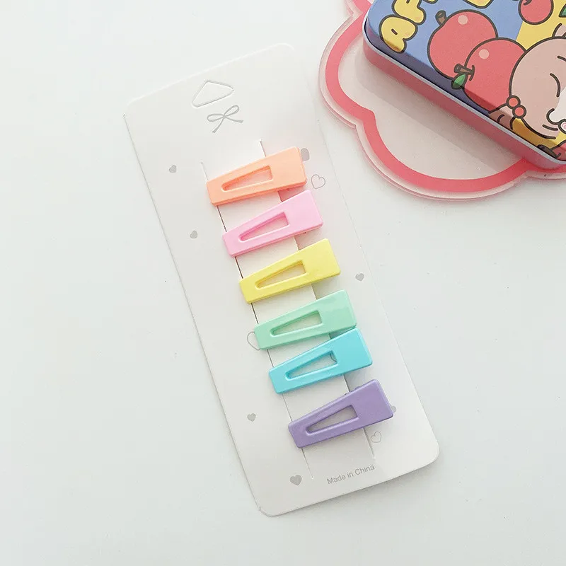 6Pcs/set Kid Girl Hairclips Hairpin Baby Girls Hair Styling Tools Barrette Headdress Child Hairwear Hairgrips Barrettes Hairpins accessoriesdoll baby accessories Baby Accessories