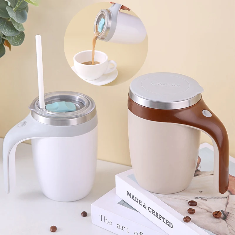 Automatic Stirring Magnetic Mug Rechargeable Model Electric Coffee Cup Lazy  Milkshake Rotating Thermos Cup Smart Mixer Blender - AliExpress