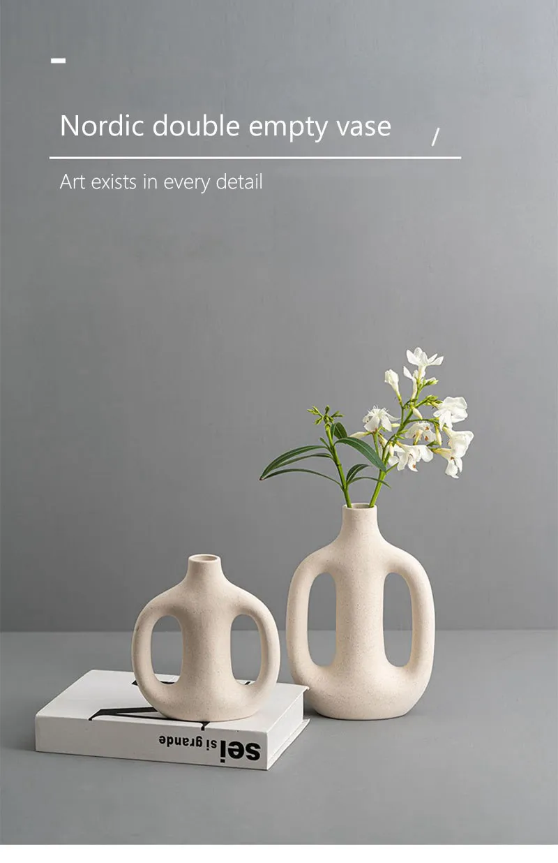Nordic Vase Hollow Flower Pot