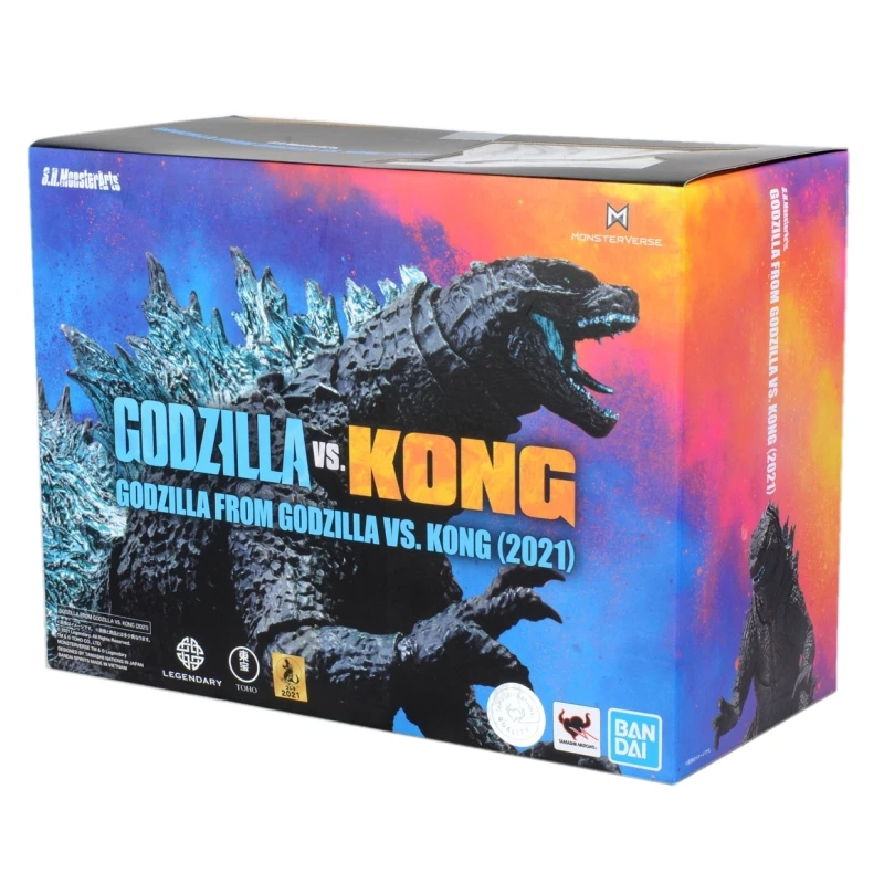 

Original Bandai S.h.monsterarts Godzilla Vs Kong Movie Version Action Figure Model Boy Toy Holiday Gifts