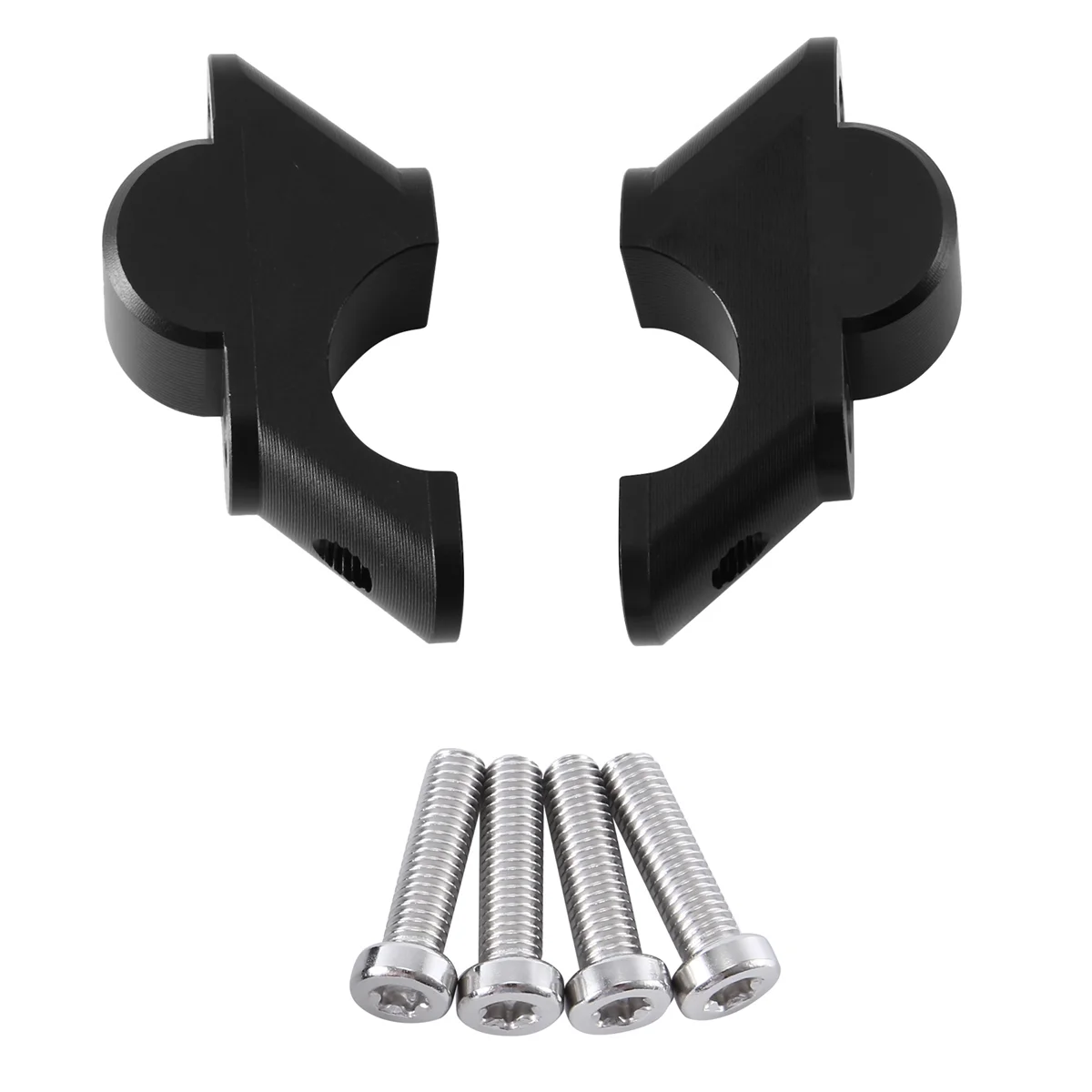 

Motorcycle Handlebar Riser Drag Handle Bar Clamp Extend Adapter for BMW R1200R R1250R LC R 1250 R 2015 - (Black)
