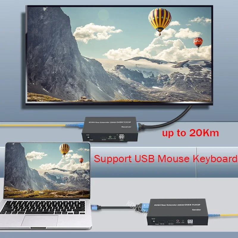 HDMI KVM ̹ ͽٴ, SC ̹  ̺, HDMI USB-̹ ͽٴ Ʈù,   콺 Ű, 20km