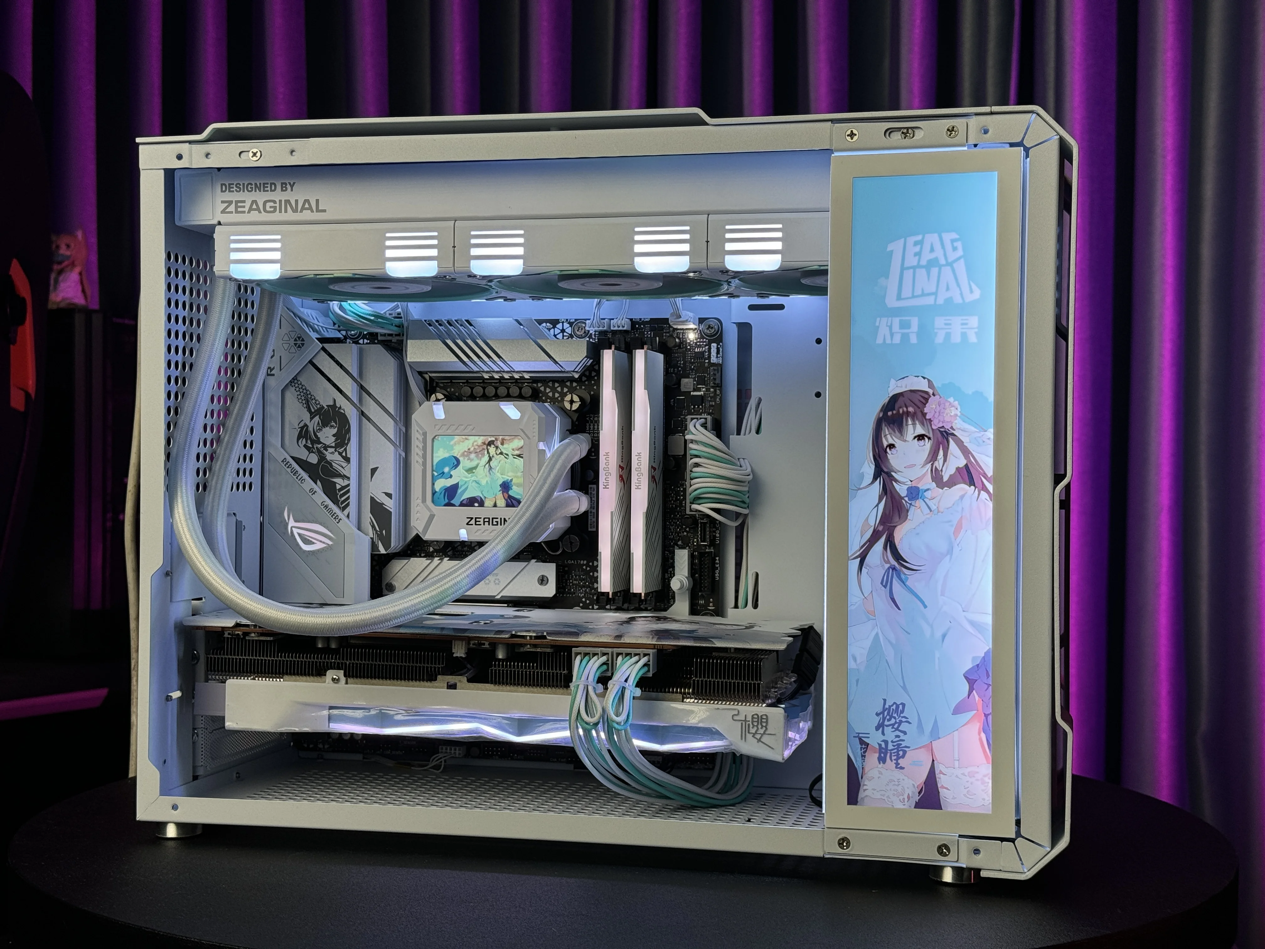 YESTON-ZEAGINALアルミニウムデスクトップケース、エクストラ