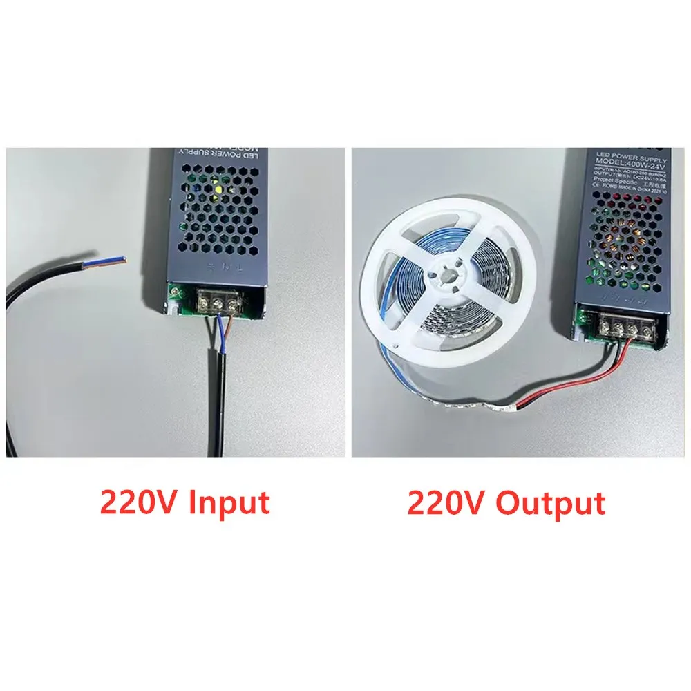 DUSKTEC Slim LED Transformer 12V 60W, IP67 Driver 5A Power Supply, AC 240V To 12V DC Waterproof Constant Voltage Adapter For Outdoor LED Bulbs Strip