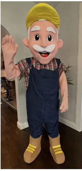 

Костюм-талисман для взрослых в виде дедушки фермера