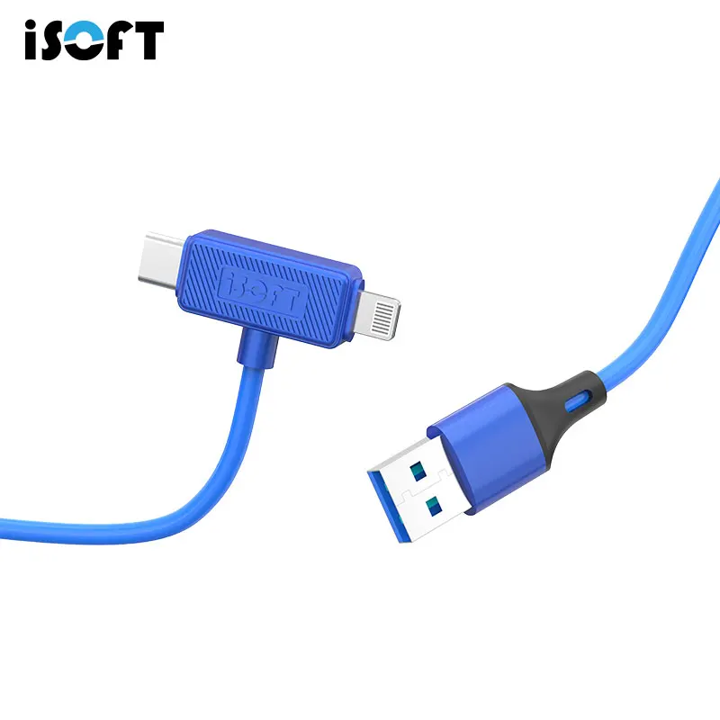 ISOFT IS-006 V2.0 듀얼 인터페이스 데이터 복구 케이블 아이폰 플래싱 및 전송용 빠른 시작 DFU 퍼플 스크린 수리