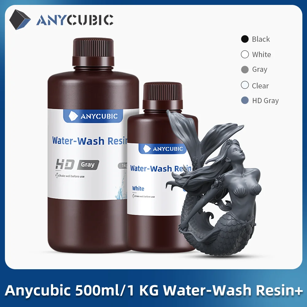 ANYCUBIC-Water-Wash-Resin-For-3D-Printer-405nm-UV-Resin-Washable-3D ...