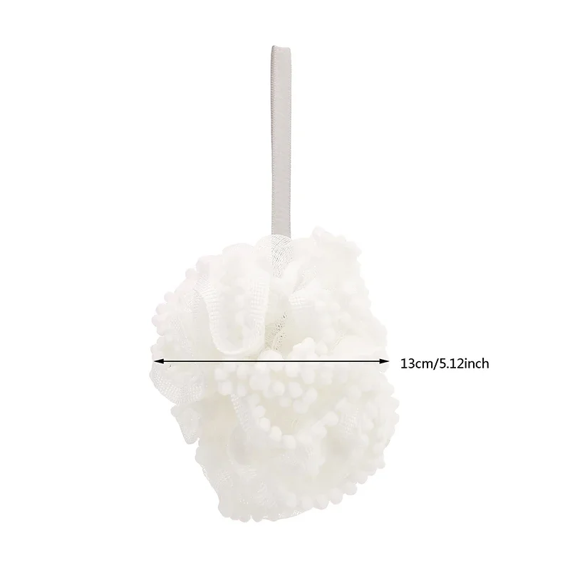 New Foam Sponge Stick Body Soft Shower Flower Tennis Skin Cleaning Tool Bathtub Ball Bathroom Accessories 6