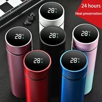 500ML Thermal Water Bottle Temperature Display Thermos Bottle Stainless Steel Tumbler Vacuum Flasks Thermos For Water Tea 2