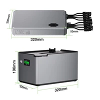 Kit de système de stockage solaire pour balcon 1024Wh avec micro-onduleur 800W, concentrateur PV MPPT 1600W, système de stockage de batterie Plug & Play Balkonkraftwerk 2