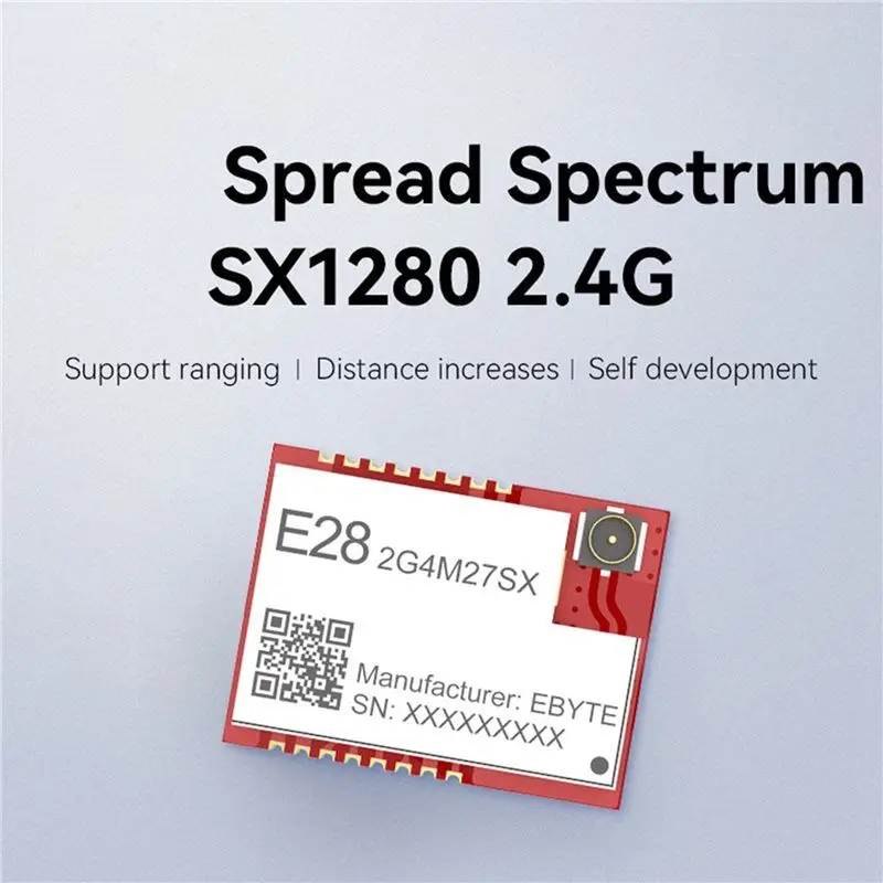 【핫 아이템】2X SX1280 무선 RF 모듈 CDSENET E28-2G4M27SX 27Dbm 8KM 호환 고속 로라 SMD PA+LNA GFSK FLRC