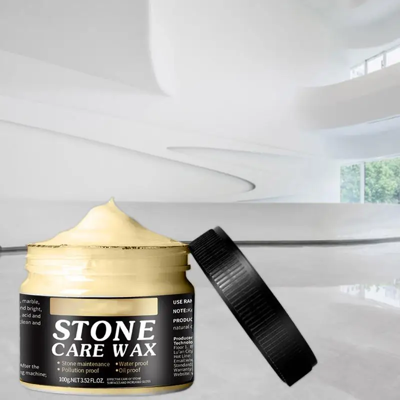 100g Stone Nourishing Polishing Wax Polish Tool Waterproof Polish Wax Granite Polish Wax Stone Care Products For Marble Tile